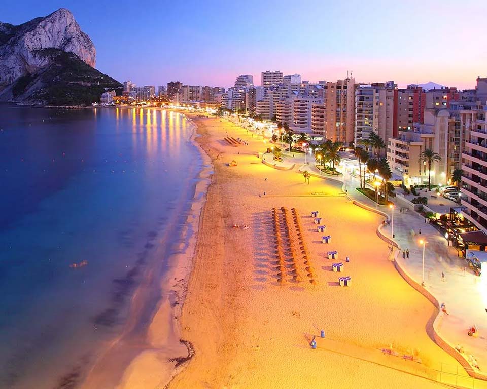 Calpe beach