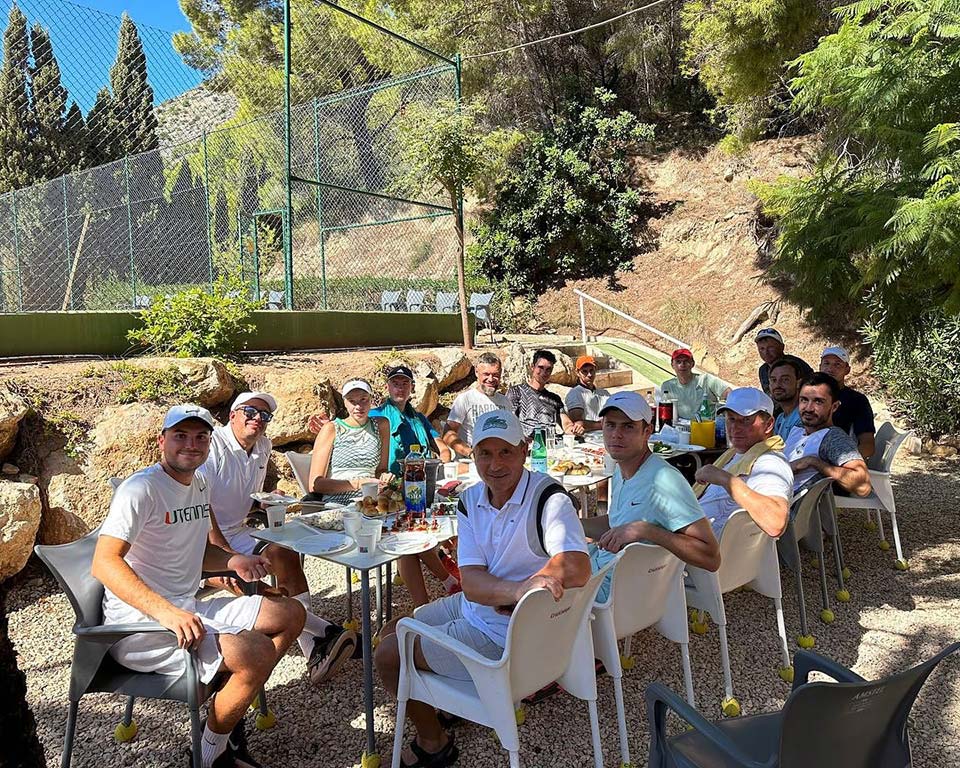 Small party at Altea Hills Tennis Club