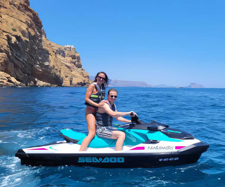 Jet skiing
